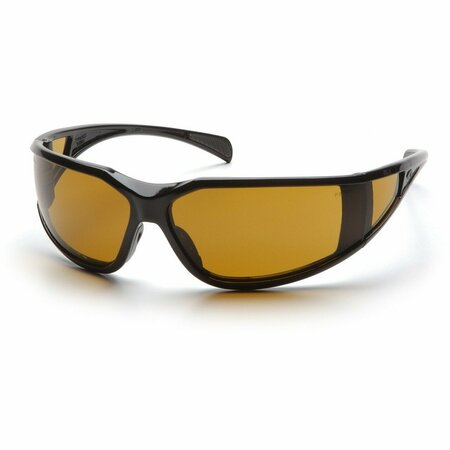 PYRAMEX Amber Lens Exeter Shooters Glasses SB5133DT